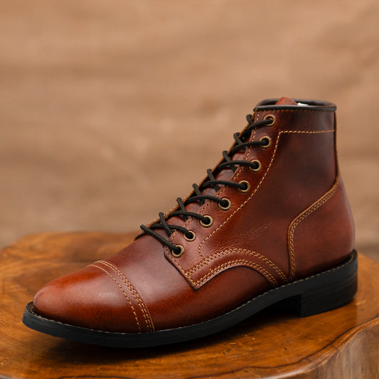 Aspen Boots 6" (Saddle Tan) Goodyear Welted
