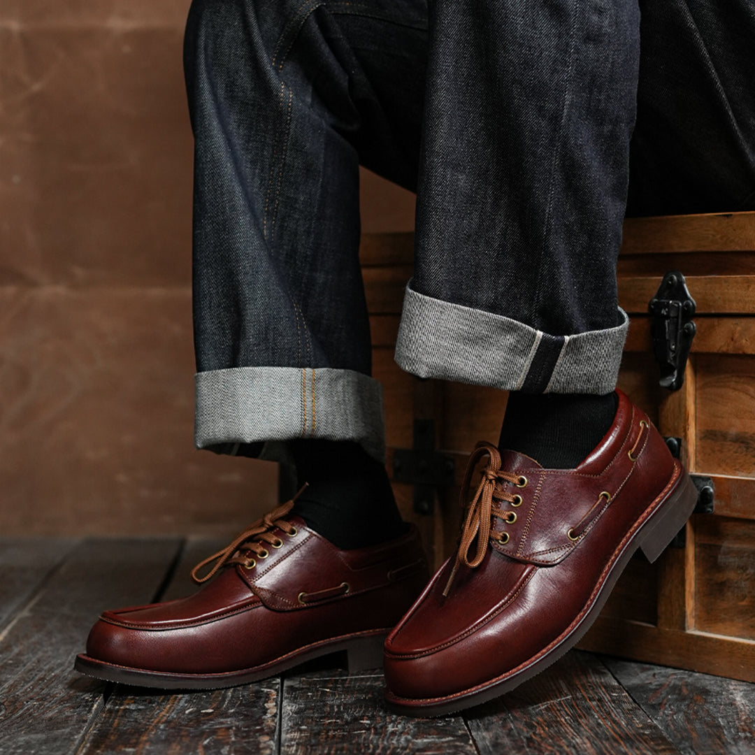 Voyager Boat 2.0 Shoes (Saddle Tan) Goodyear Welted