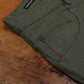 Five Pocket Military Green 12 Oz Selvedge Canvas Pants For Men (True Straight)