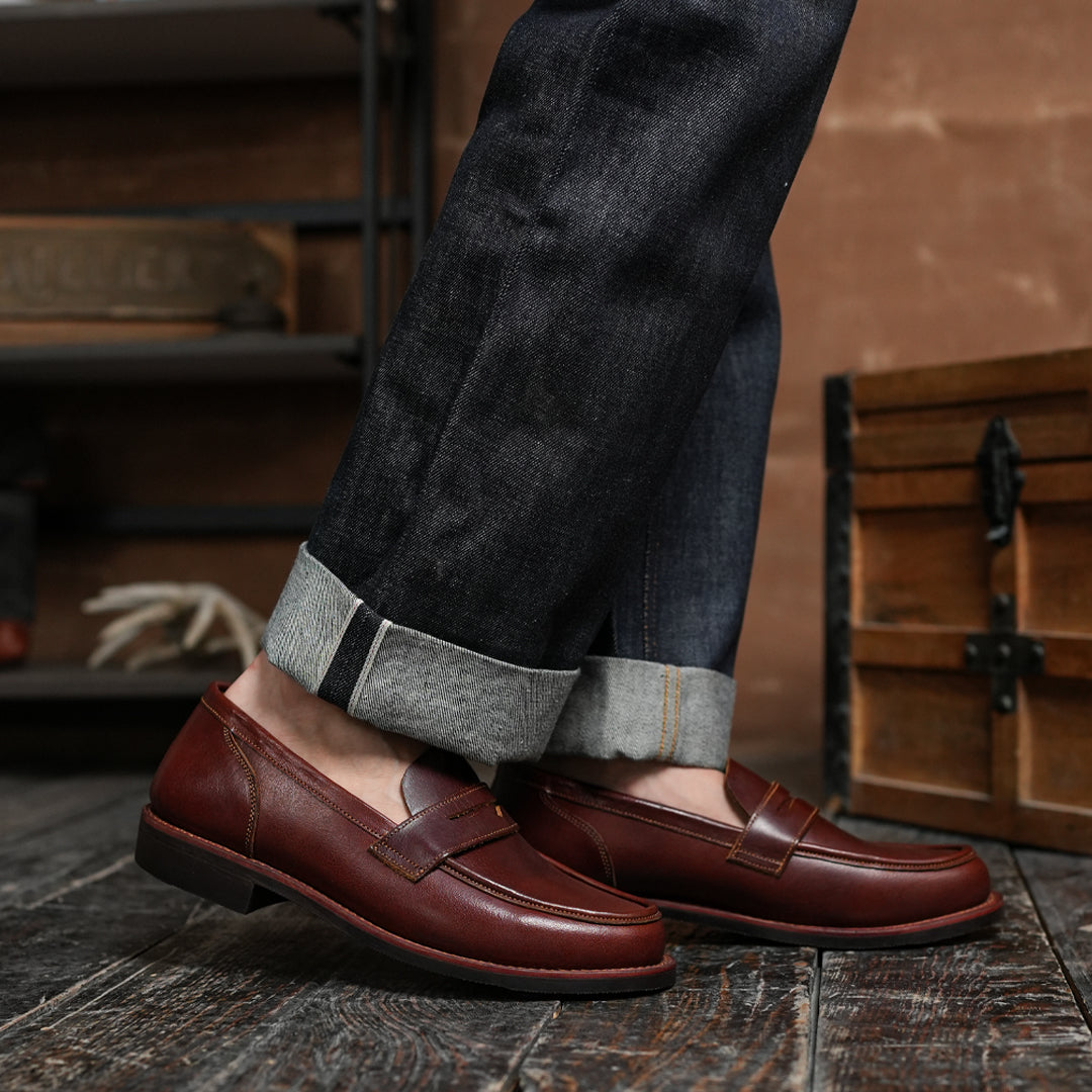 Oslo Penny 2.0 Loafers (Saddle Tan) Goodyear Welted