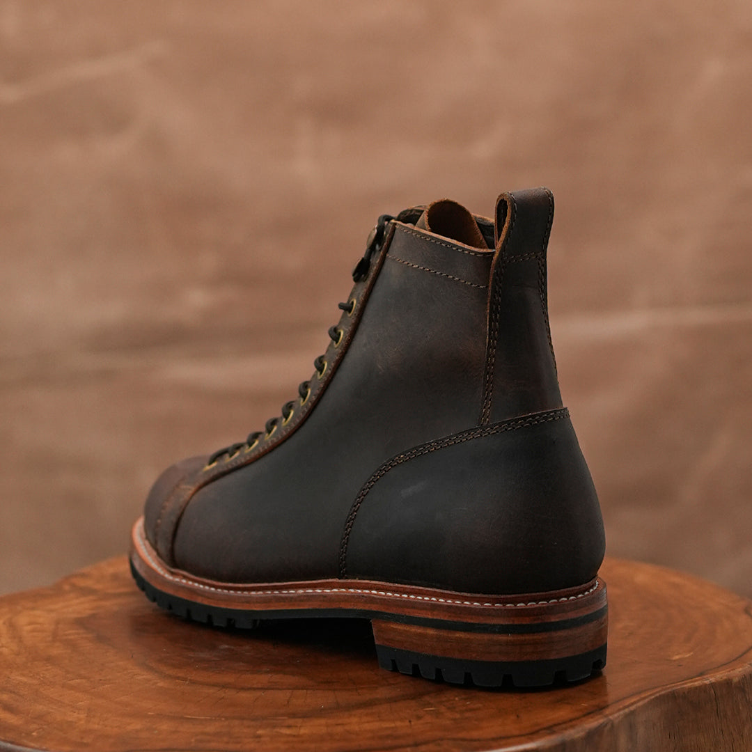 Monkey Explorer Boots 6" (Vintage Brown) Goodyear Welted