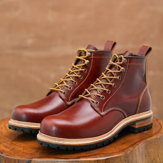 Task Boots 6" (Saddle Tan) Goodyear Welted