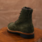 The Brandon Cap Toe Boots (Grizzly Green) (Munson Last - Goodyear Welted)