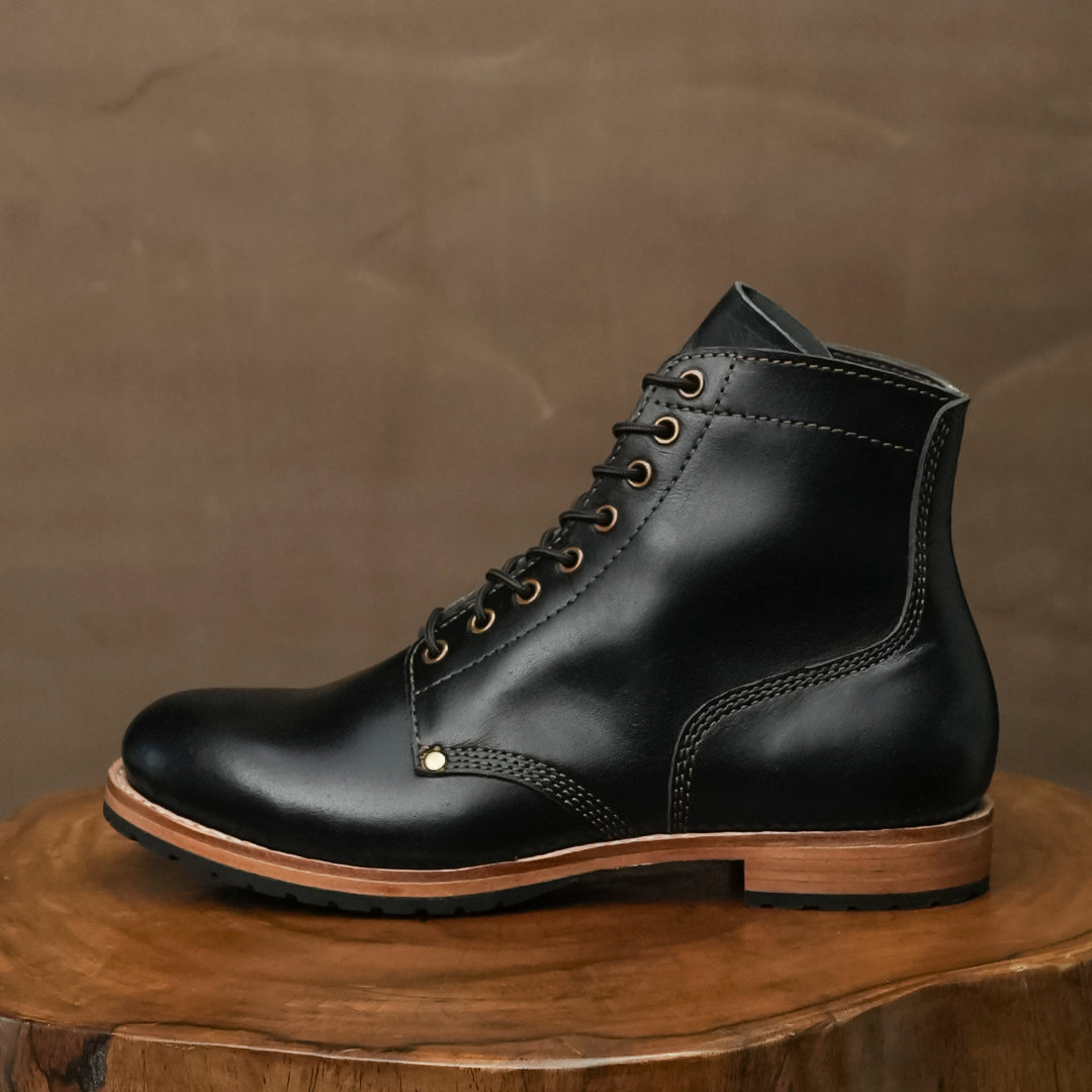 1943 Service Boots 6" (Raven Black) Goodyear Welted