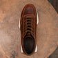 Old Skool Retro Leather Sneakers (Saddle Tan With White Sole)