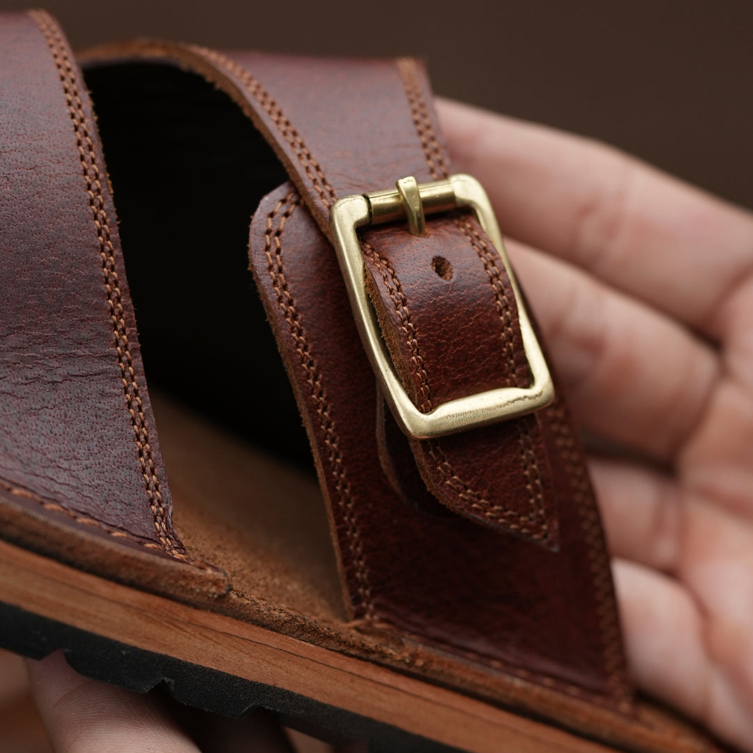 Harbor Slides (Saddle Tan)