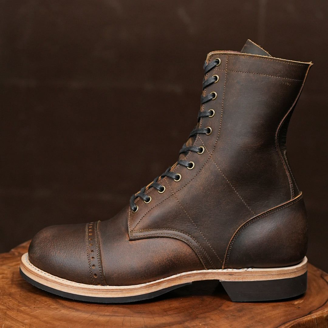 Hell Jumper Boots ( Vintage Brown ) with Trooper Sole