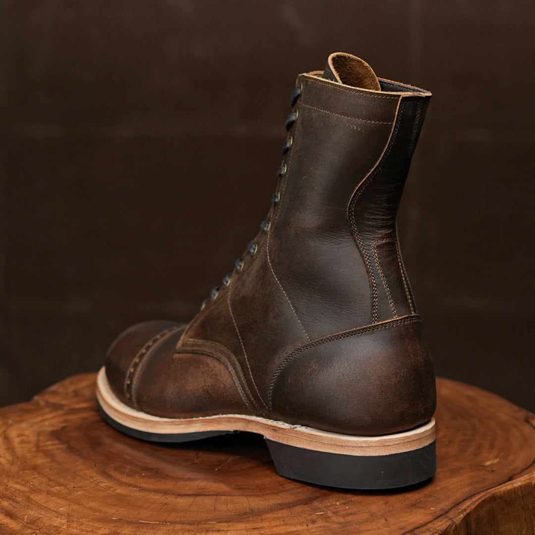 Hell Jumper Boots ( Vintage Brown ) with Trooper Sole