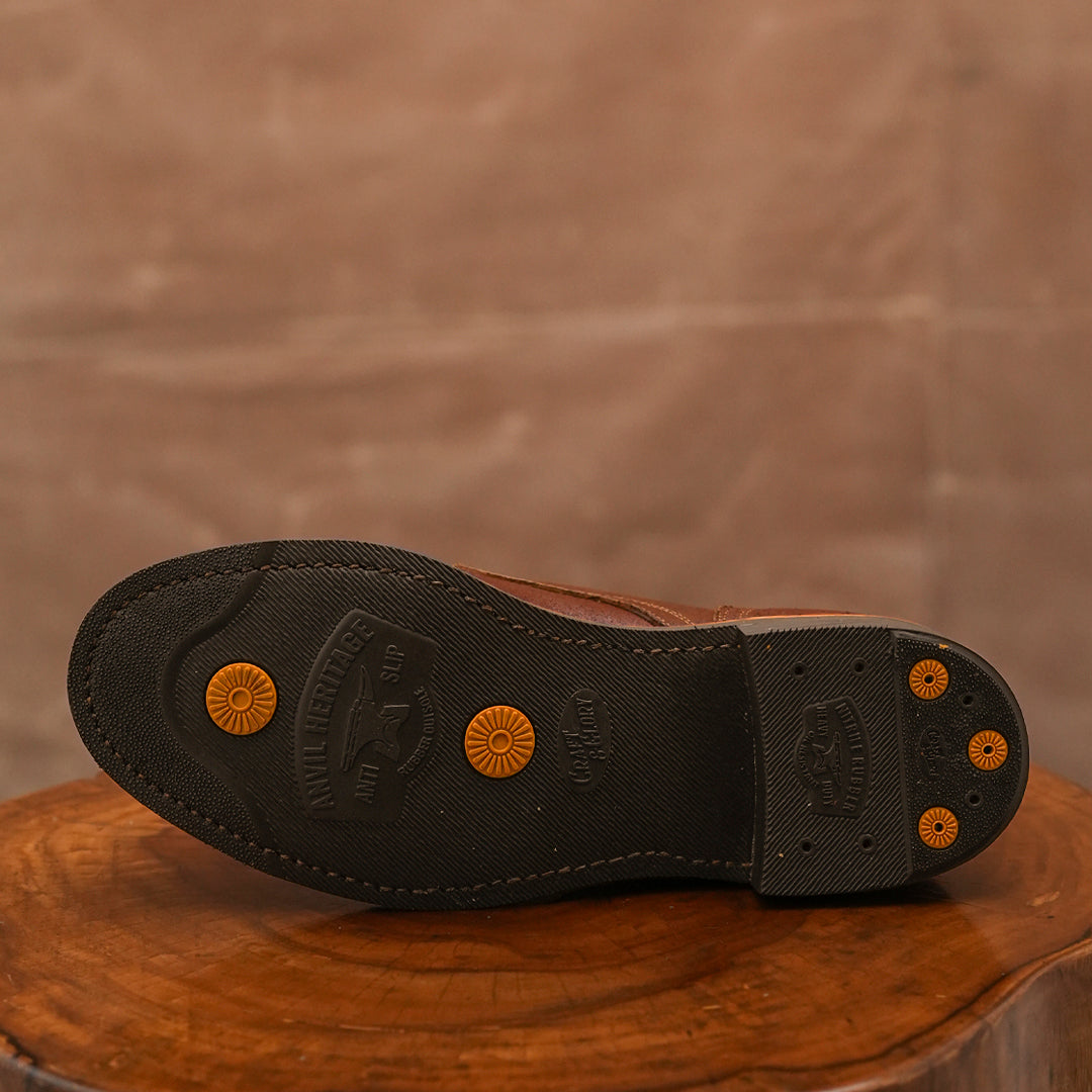 The Craft Boondocker Boots (Russet Waxed Roughout) Goodyear Welted