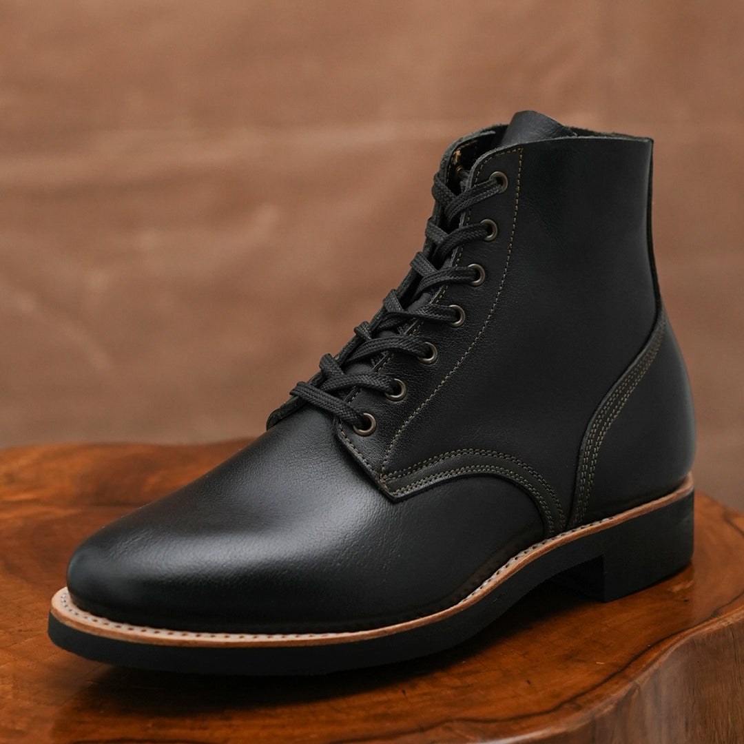 The Craft Boondocker Boots (Raven Black) Goodyear Welted