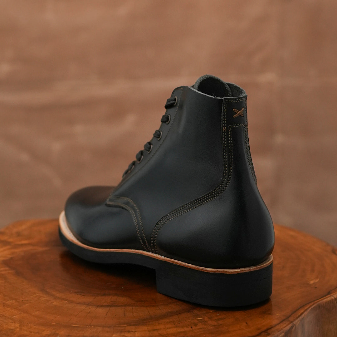 The Craft Boondocker Boots (Raven Black) Goodyear Welted