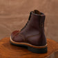 The Brandon Cap Toe Boots (Saddle Tan) (Munson Last - Goodyear Welted)
