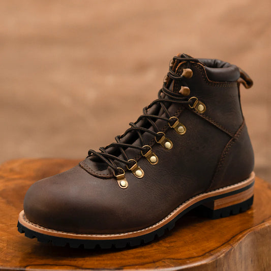 Women Hike Boots (Vintage Brown) Goodyear Welted