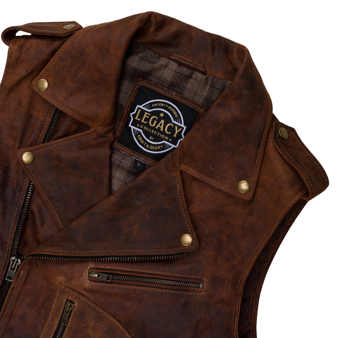 Buco Vest Jacket (Vintage Tan)