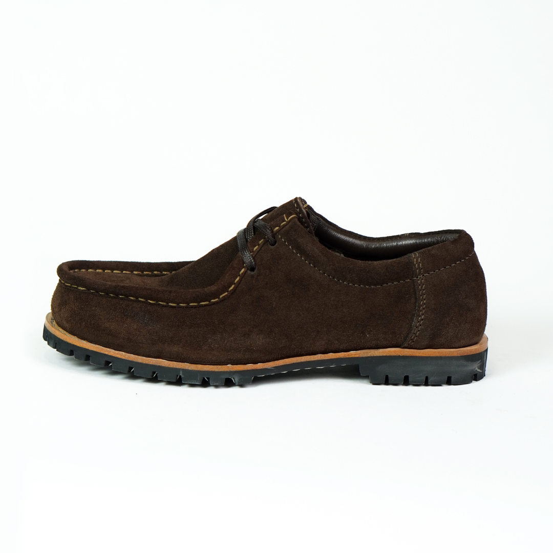 Strider Moc Shoe Suede (Espresso Brown) Goodyear Welted