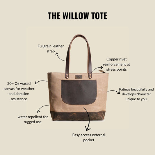 The Willow Tote ( Sandstorm )