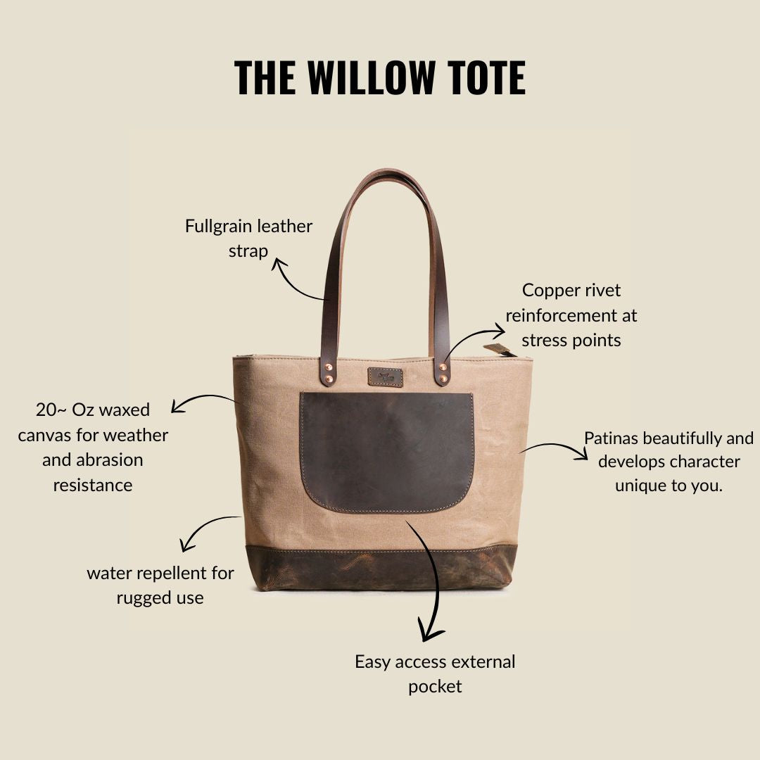 The Willow Tote ( Sandstorm )