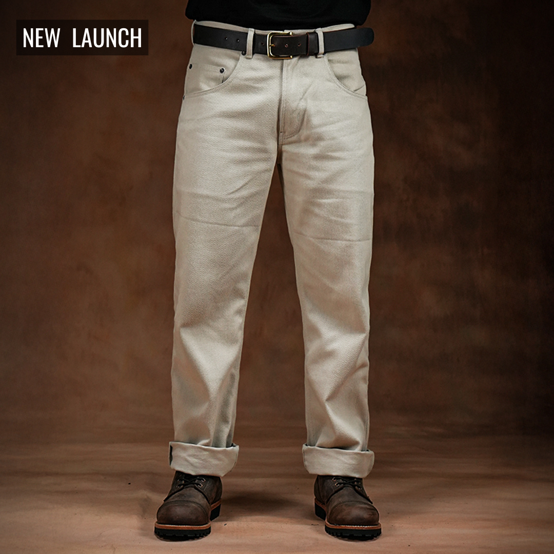 Five Pocket Arctic Wolf 12 Oz Cotton Twill Pants For Men (True Straight)