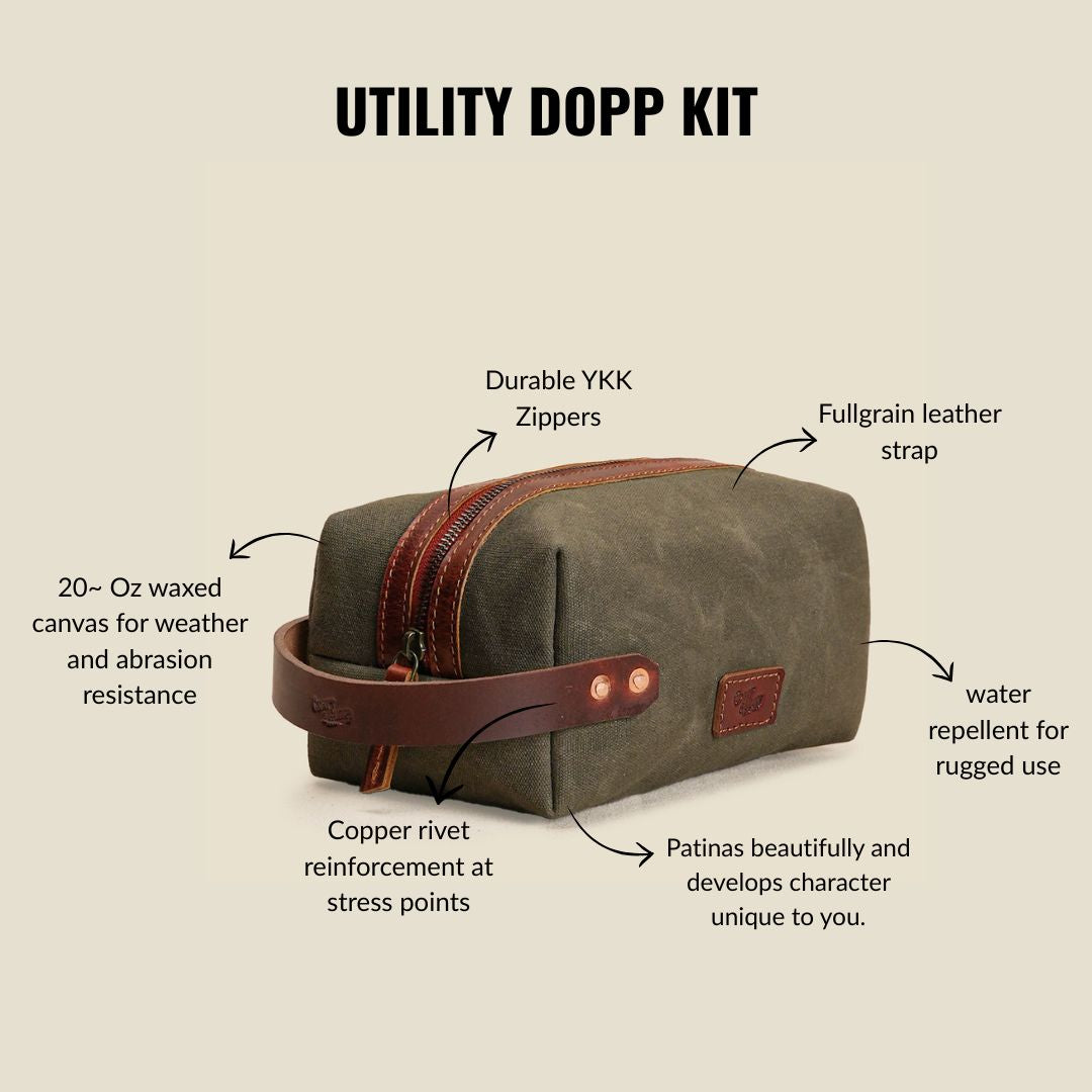 Utility Dopp Kit ( Forest Green )
