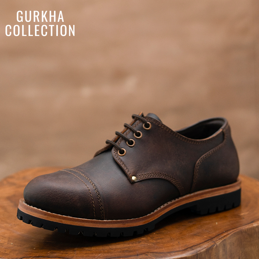 Gurkha Shoes (Vintage Brown) Goodyear Welted