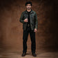 Trucker Type 2 Leather Jacket (Vintage Green)