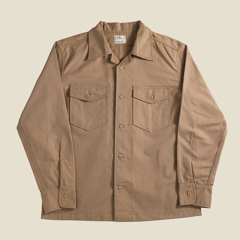 Fatigue Shirt Full Sleeves HBT Khaki