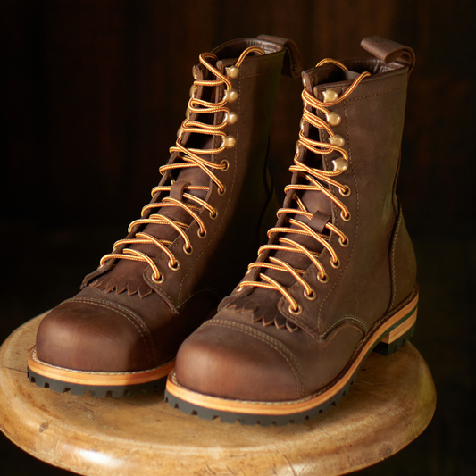 Ranger Logger Boots (Vintage Brown) Goodyear Welted