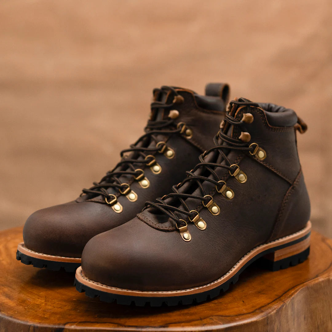 Women Hike Boots (Vintage Brown) Goodyear Welted