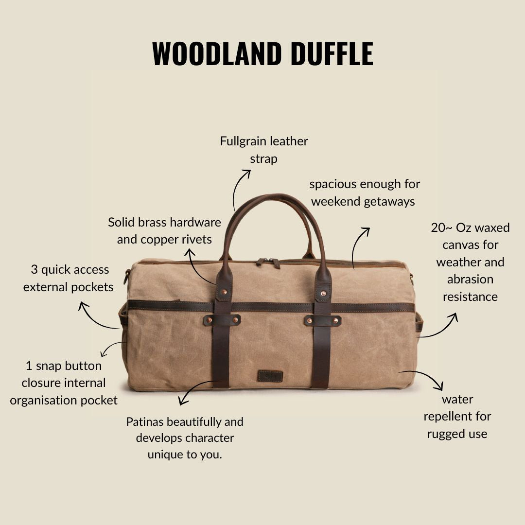 Woodland Duffle ( Sandstorm )