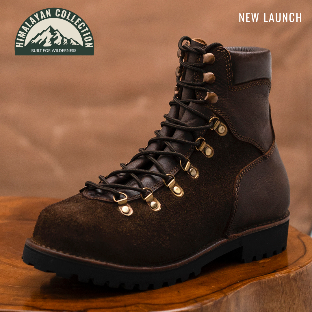 Himalayan Hiker Boots 6" (Grizzly Brown) Water Repellent