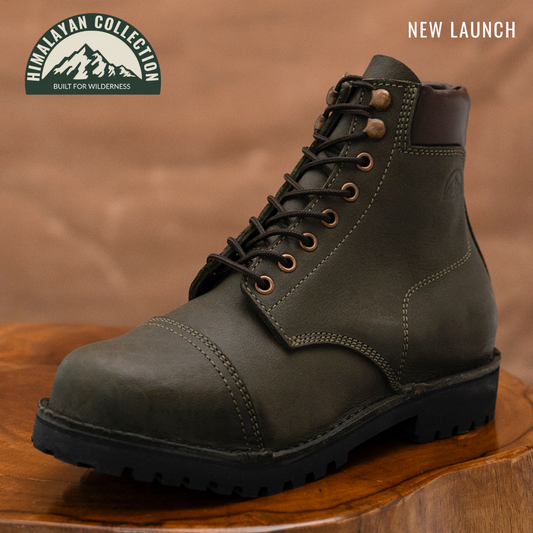 Himalayan Trailmaster Boots 6" (Moss Green) Water Repellent