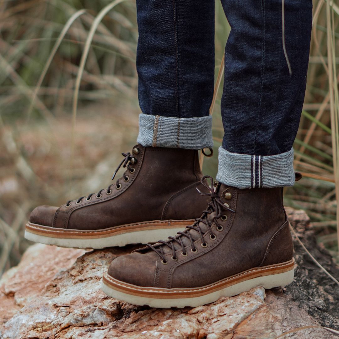 Brown monkey boots best sale