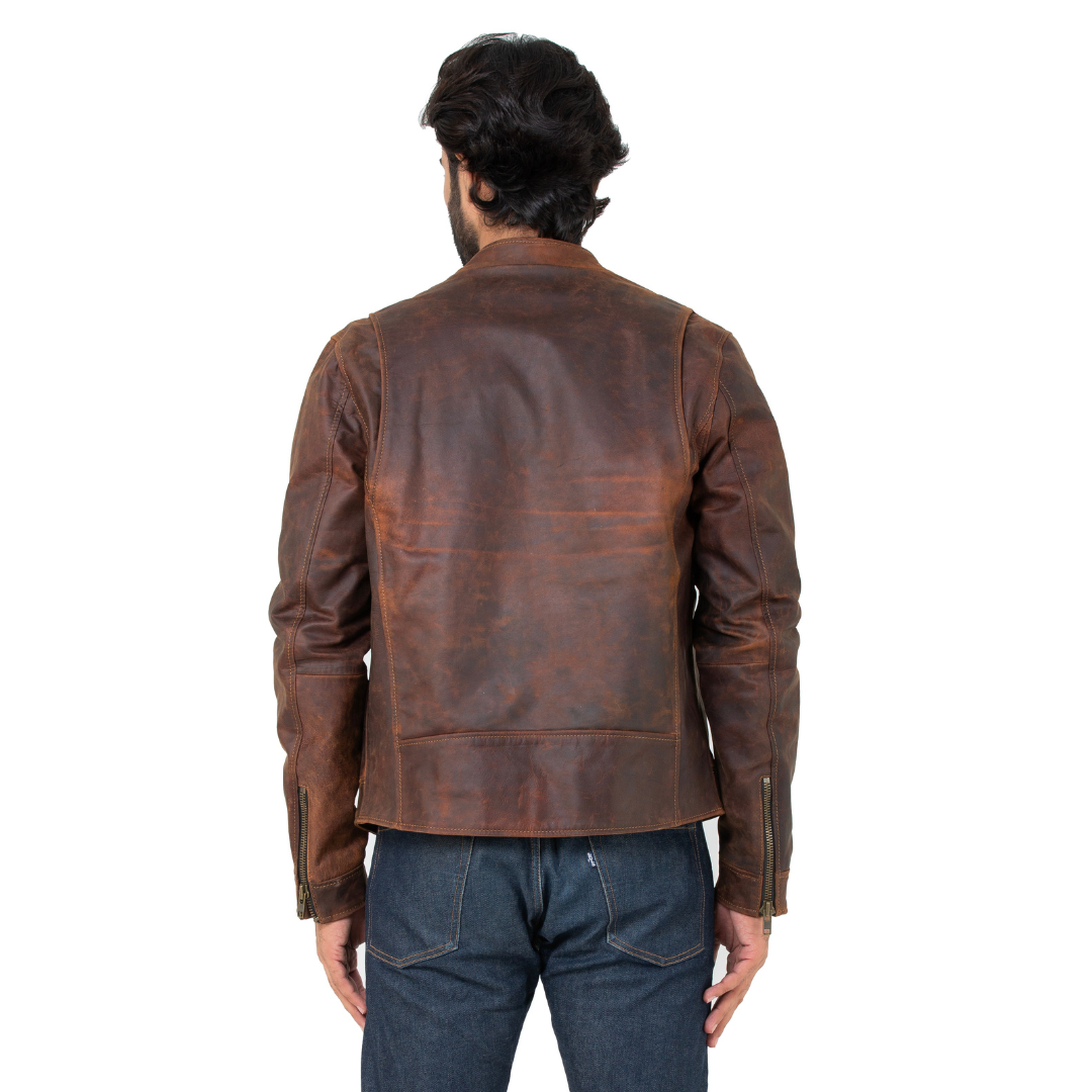 Speed Racer Jacket (Vintage Tan)