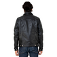 Trucker Type 2 Leather Jacket (Raven Black)