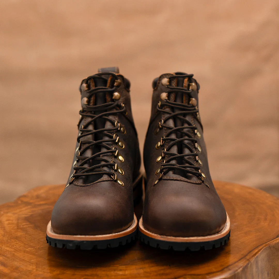 Women Hike Boots (Vintage Brown) Goodyear Welted