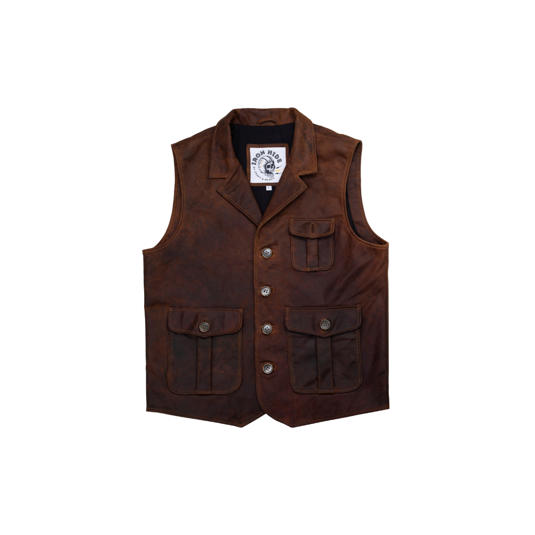 Gentleman’s Vest Jacket (Vintage Tan)