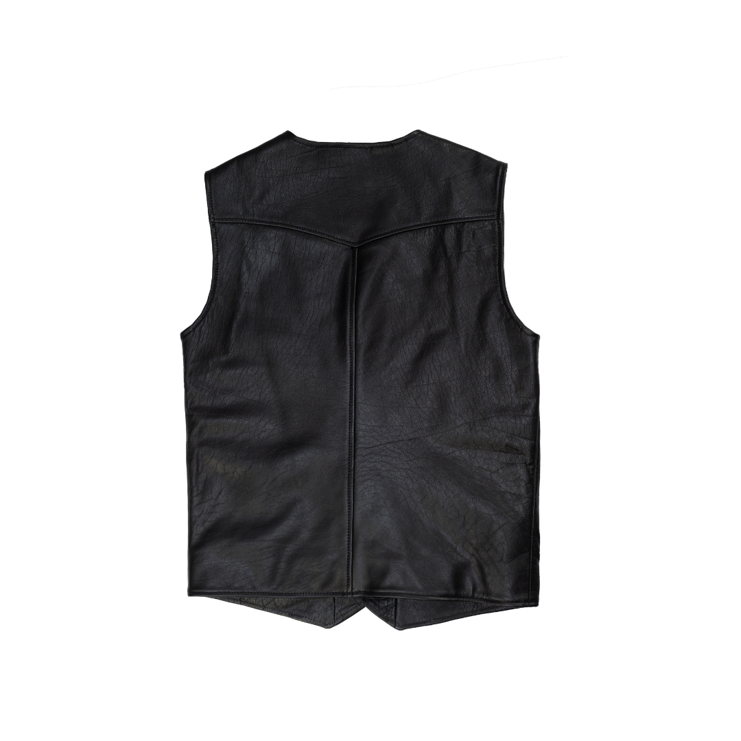 Outlaw Vest Jacket (Raven Black)