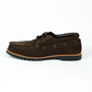 Voyager Boat Shoes Suede (Espresso Brown) Goodyear Welted