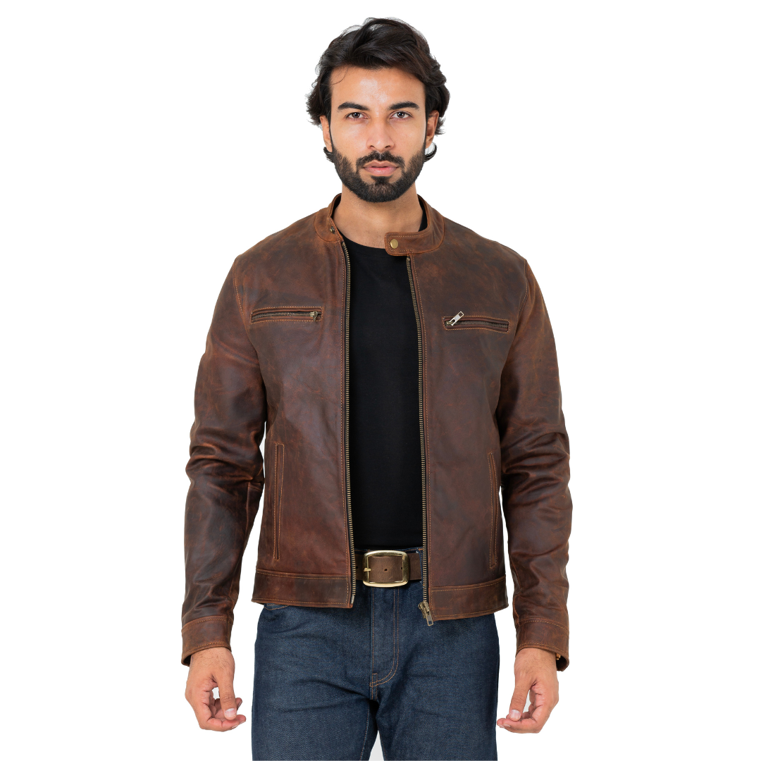 Speed Racer Jacket (Vintage Tan)