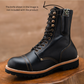 Gurkha Combat Boots 8" (Raven Black) Goodyear Welted