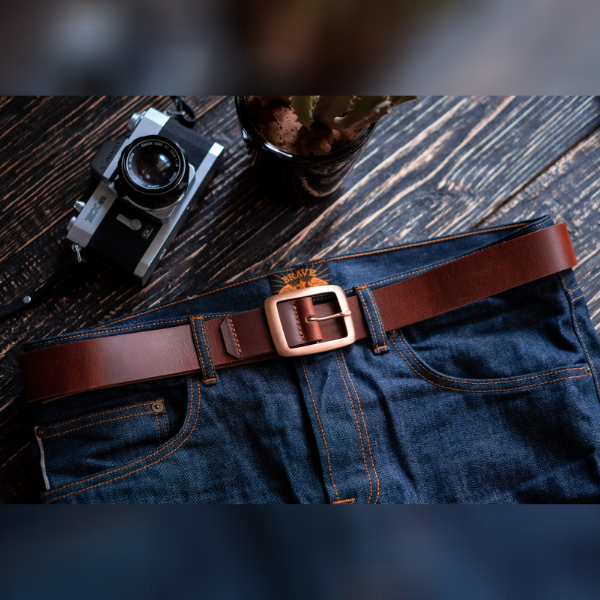 Legacy Belt & Boston Wallet (Saddle Tan)