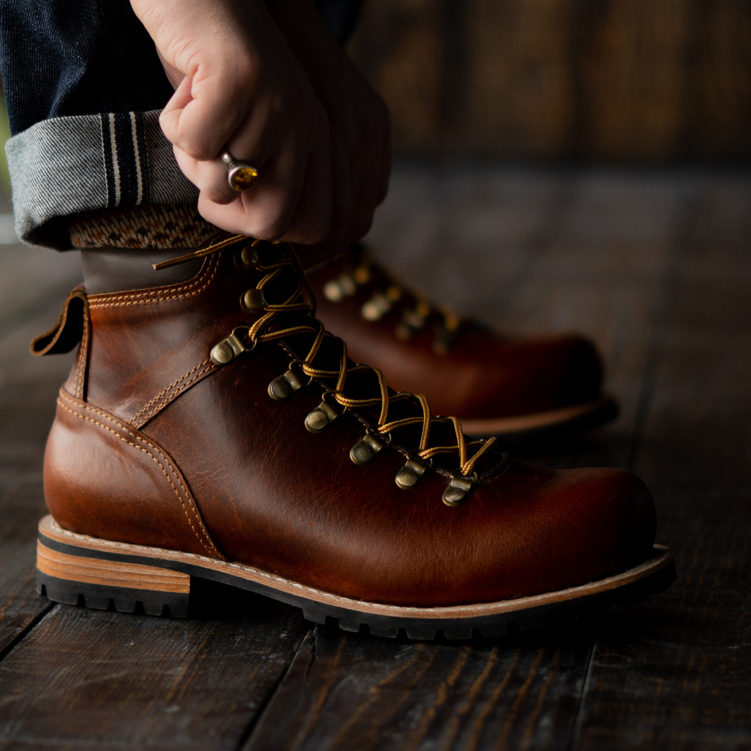 Hike Boots (Saddle Tan) Goodyear Welted – Craft & Glory