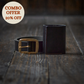 Legacy Belt & Trifold Wallet (Raven Black)