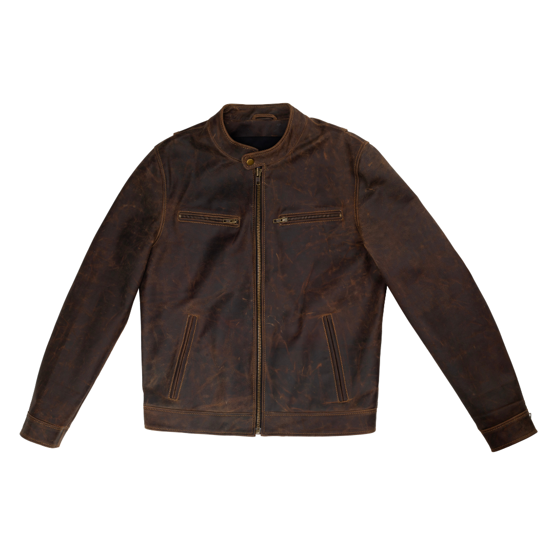 Speed Racer Jacket (Vintage Brown)