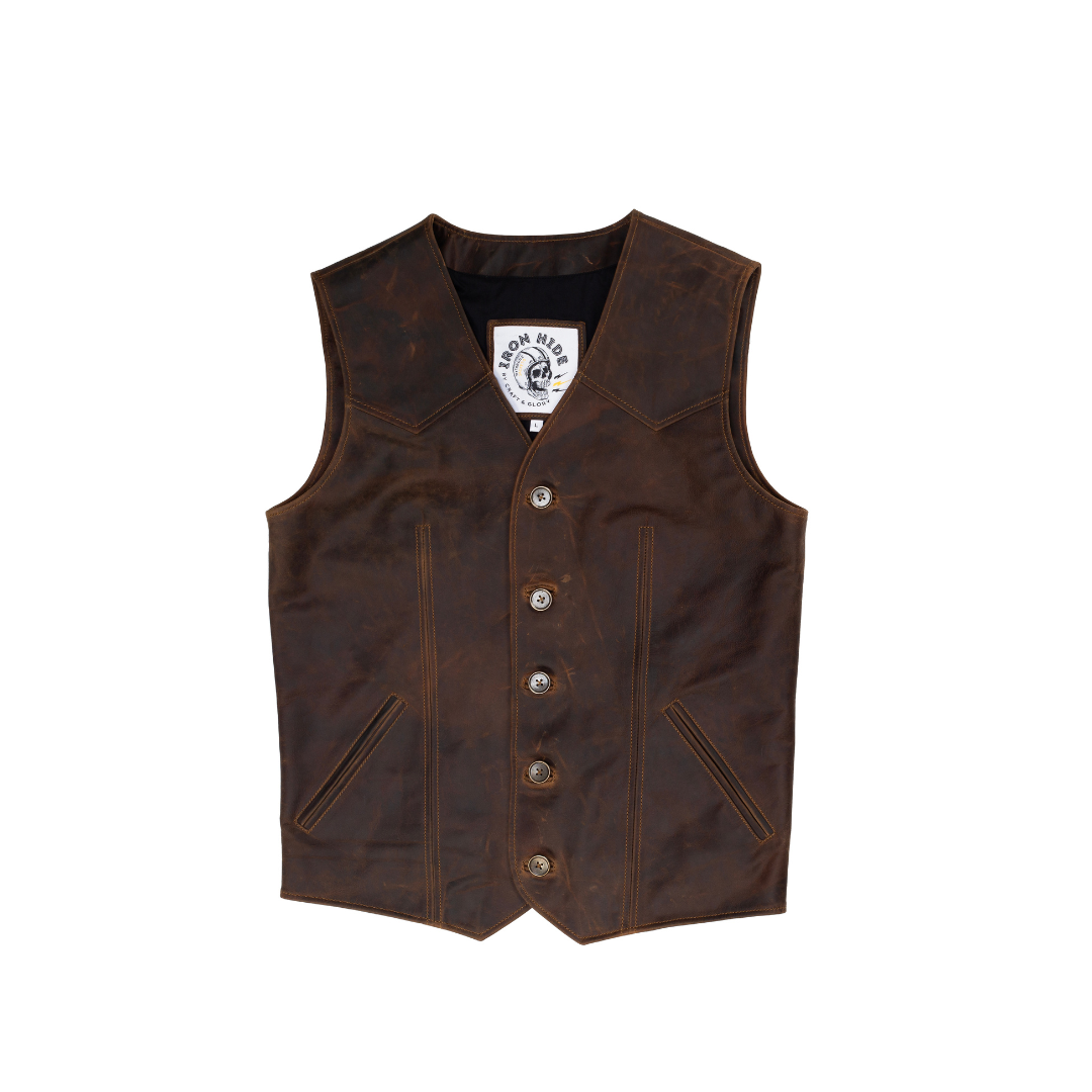 Outlaw Vest Jacket (Vintage Brown)