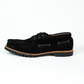 Voyager Boat Shoes Suede (Phantom Black) Goodyear Welted