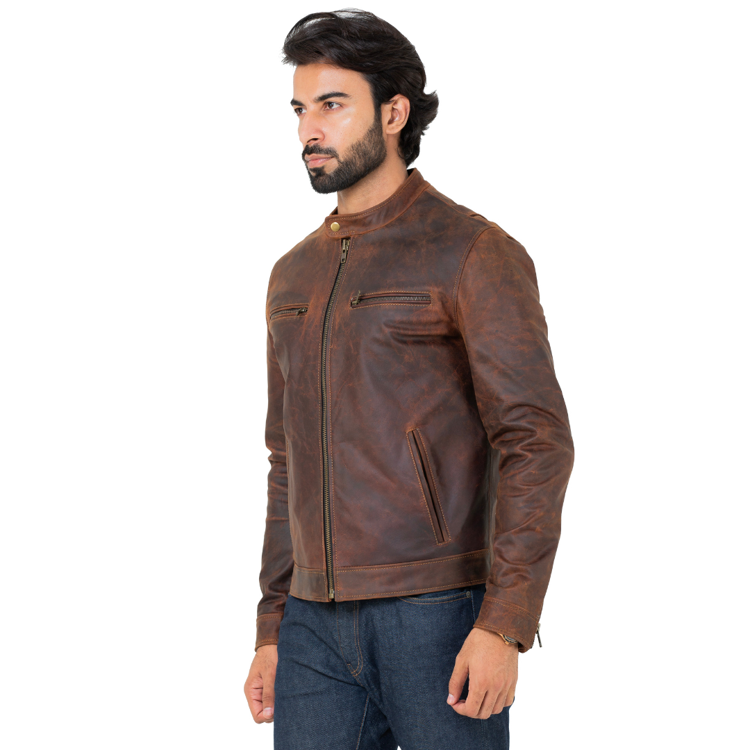 Speed Racer Jacket (Vintage Tan)