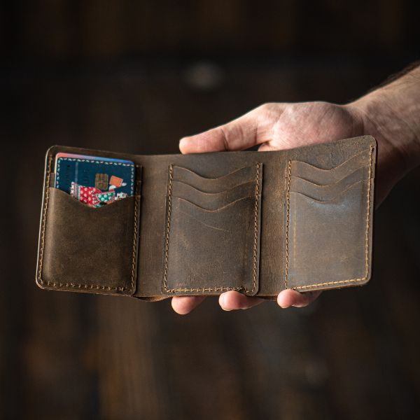 Legacy Belt & Trifold Wallet (Vintage Brown)