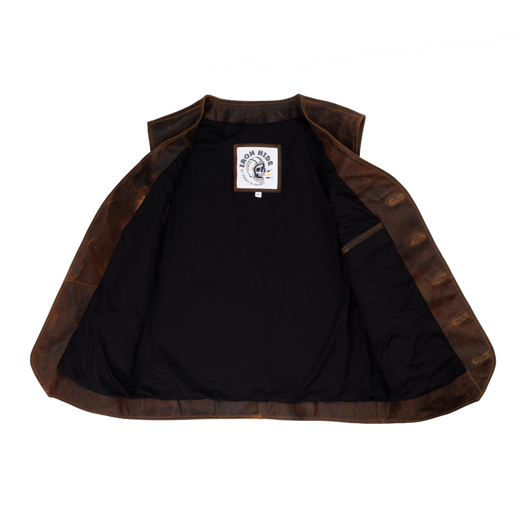 Outlaw Vest Jacket (Vintage Brown)