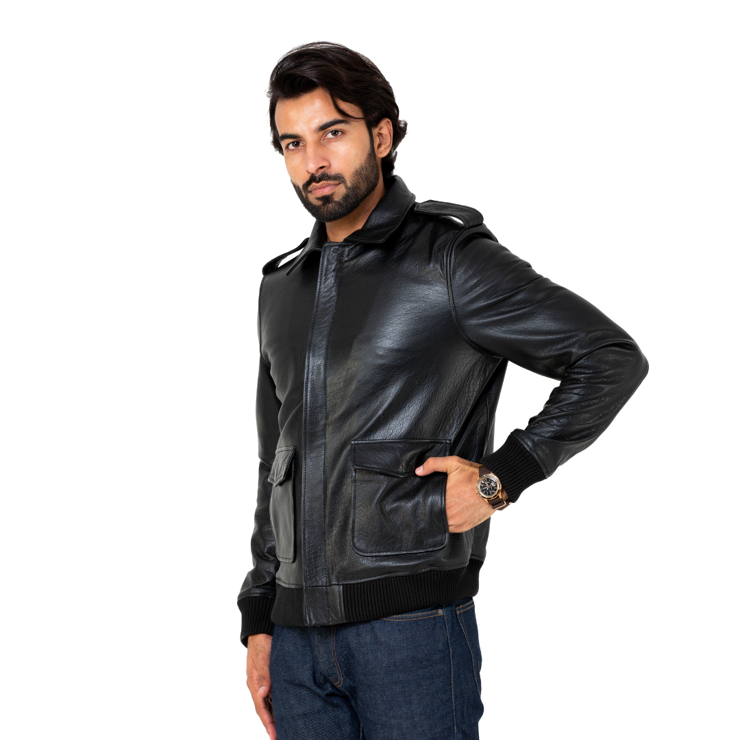 A2 Flight Jacket (Raven Black)